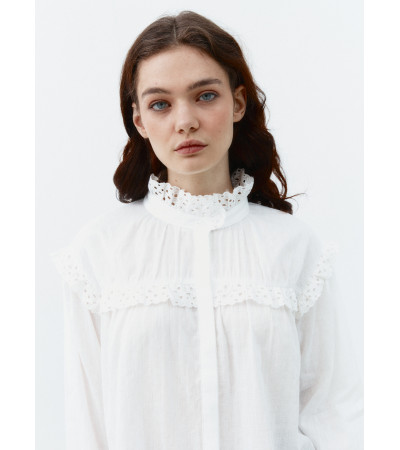 CAMISA ALGODÓN PUNTILLA
