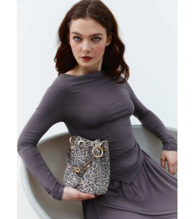 BOLSO BOMBONERA LEOPARDO