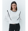 BLUSA PLUMETI VOLANTE