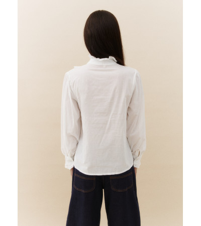 CAMISA ALFORZAS VOLANTES