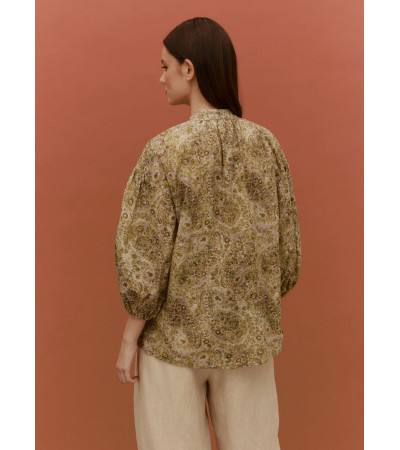 CAMISA CUELLO MAO ESTAMPADA