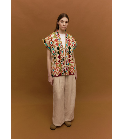 CHALECO BOHO MULTICOLOR