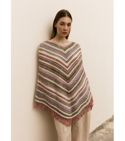 PONCHO PUNTO RAYAS