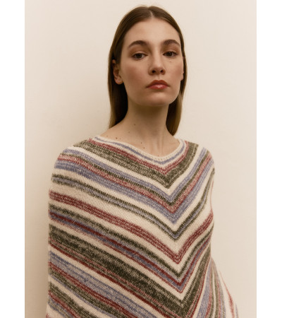 PONCHO PUNTO RAYAS