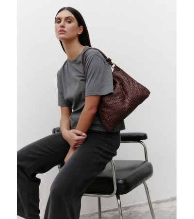BOLSO PIEL TRENZADO ASA