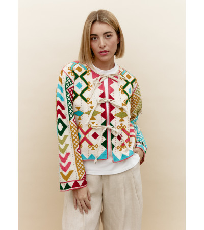 CHAQUETA BOHO MULTICOLOR