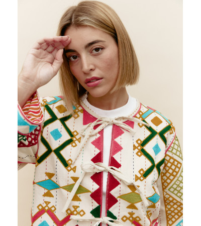 CHAQUETA BOHO MULTICOLOR