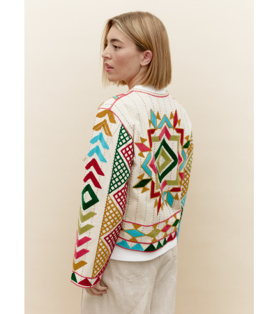 CHAQUETA BOHO MULTICOLOR