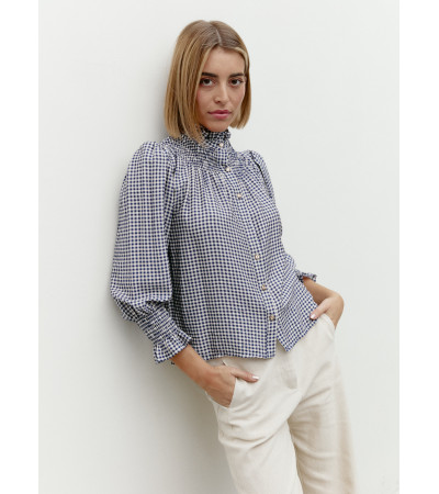 BLUSA CUADRO VICHY BOTONES