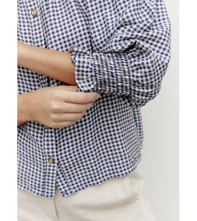 BLUSA CUADRO VICHY BOTONES