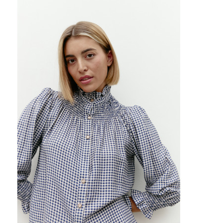 BLUSA CUADRO VICHY BOTONES