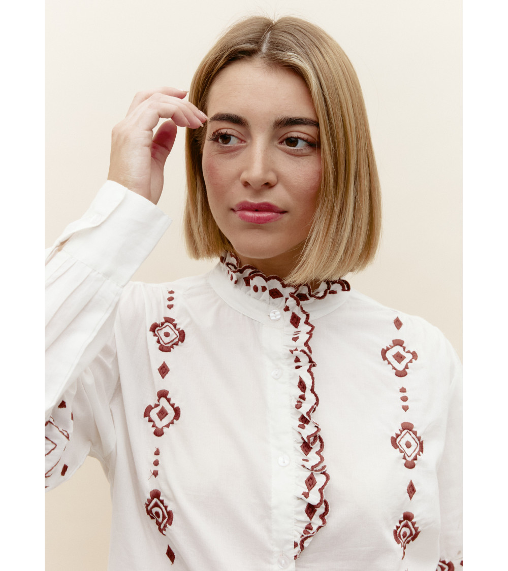 CAMISA BOHO BORDADOS