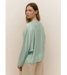 BLUSA SATINADA BOTONES