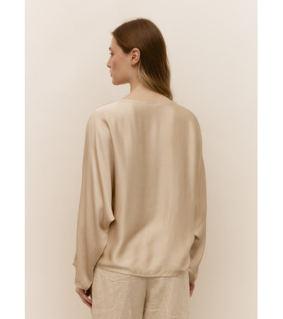 CAMISA SATINADA BOTONES