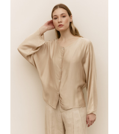 CAMISA SATINADA BOTONES