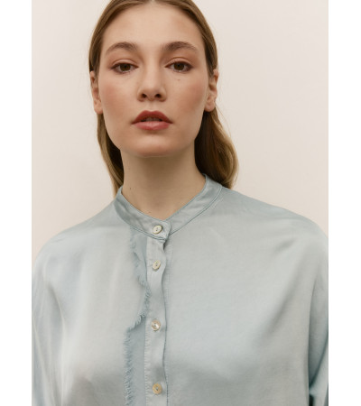 CAMISA SATÉN COMBINADA