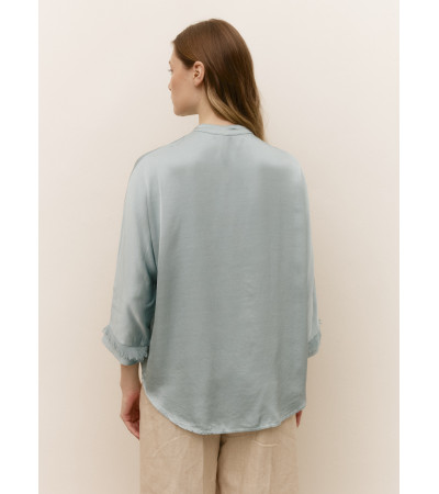 CAMISA SATÉN COMBINADA