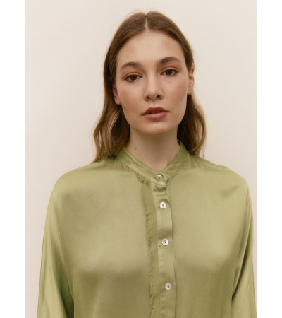 CAMISA SATÉN COMBINADA