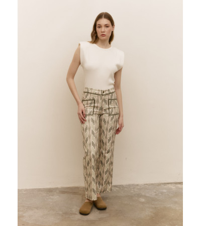 PANTALÓN ESTAMPADO BOLSILLOS