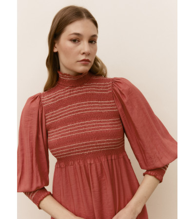 VESTIDO MANGA LARGA NIDO ABEJA