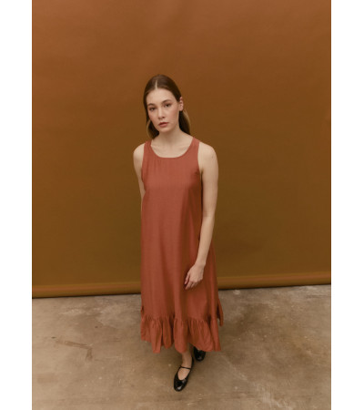 VESTIDO TIRANTE VOLANTE