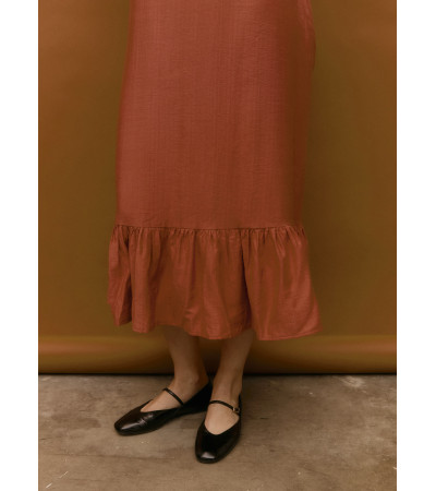 VESTIDO TIRANTE VOLANTE