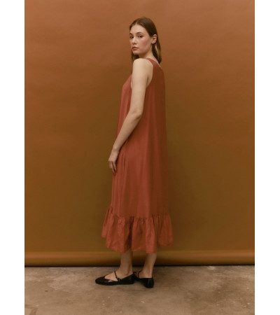 VESTIDO TIRANTE VOLANTE