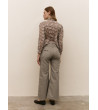 PANTALÓN JASPEADO PATA ANCHA