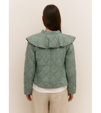 CHAQUETA ACOLCHADA VOLANTE