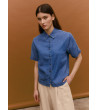 CAMISA DENIM MANGA CORTA