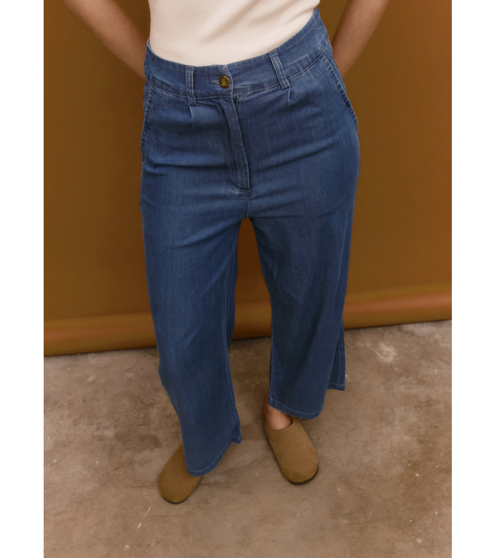 PANTALÓN DENIM FLUIDO