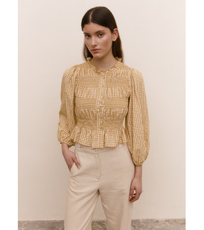 CAMISA CUADRO VICHY BOTONES