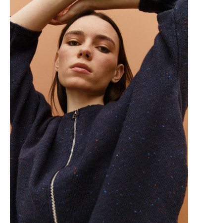 CARDIGAN PUNTO JASPEADA