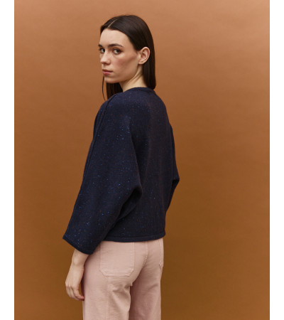 CARDIGAN PUNTO JASPEADA
