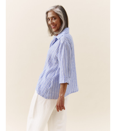 CAMISA RAYAS BOTONES