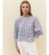 BLUSA PERFORADA BORDADO FLORES
