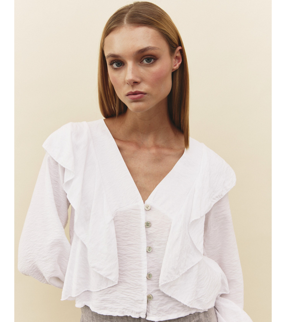 CAMISA CROPPED BOTONES