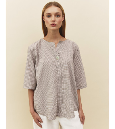 BLUSA ALGODÓN CUADRO VICHY