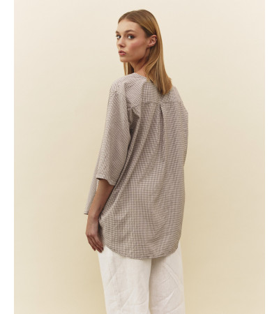 BLUSA ALGODÓN CUADRO VICHY