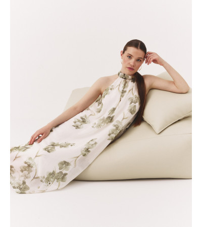 VESTIDO HALTER FLORES