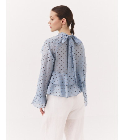 BLUSA VOLANTES LUNARES