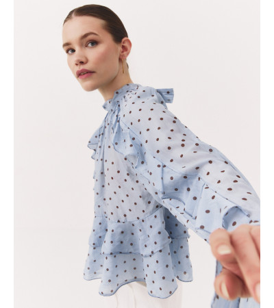 BLUSA VOLANTES LUNARES