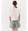 BLUSA ALGODÓN VOLANTES