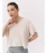 BLUSA MANGA CORTA LINO