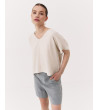 BLUSA MANGA CORTA LINO