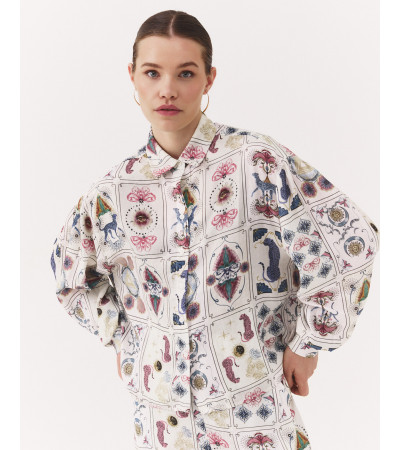 CAMISA FLUIDA ESTAMPADO