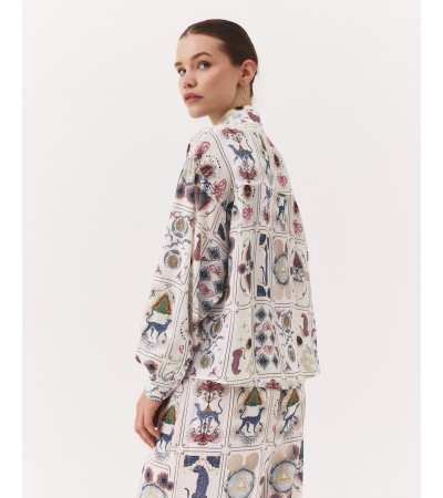 CAMISA FLUIDA ESTAMPADO