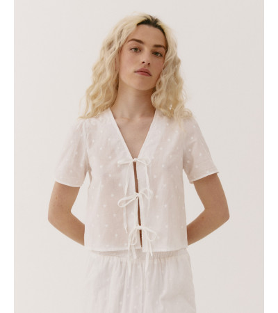BLUSA ALGODÓN LAZADAS