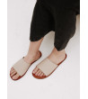 SANDALIAS PLANA PIEL