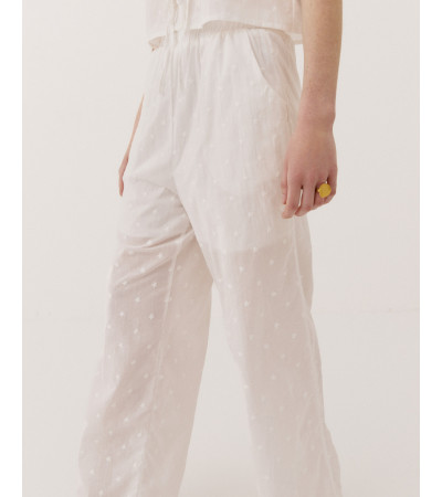 PANTALÓN ALGODÓN BORDADOS